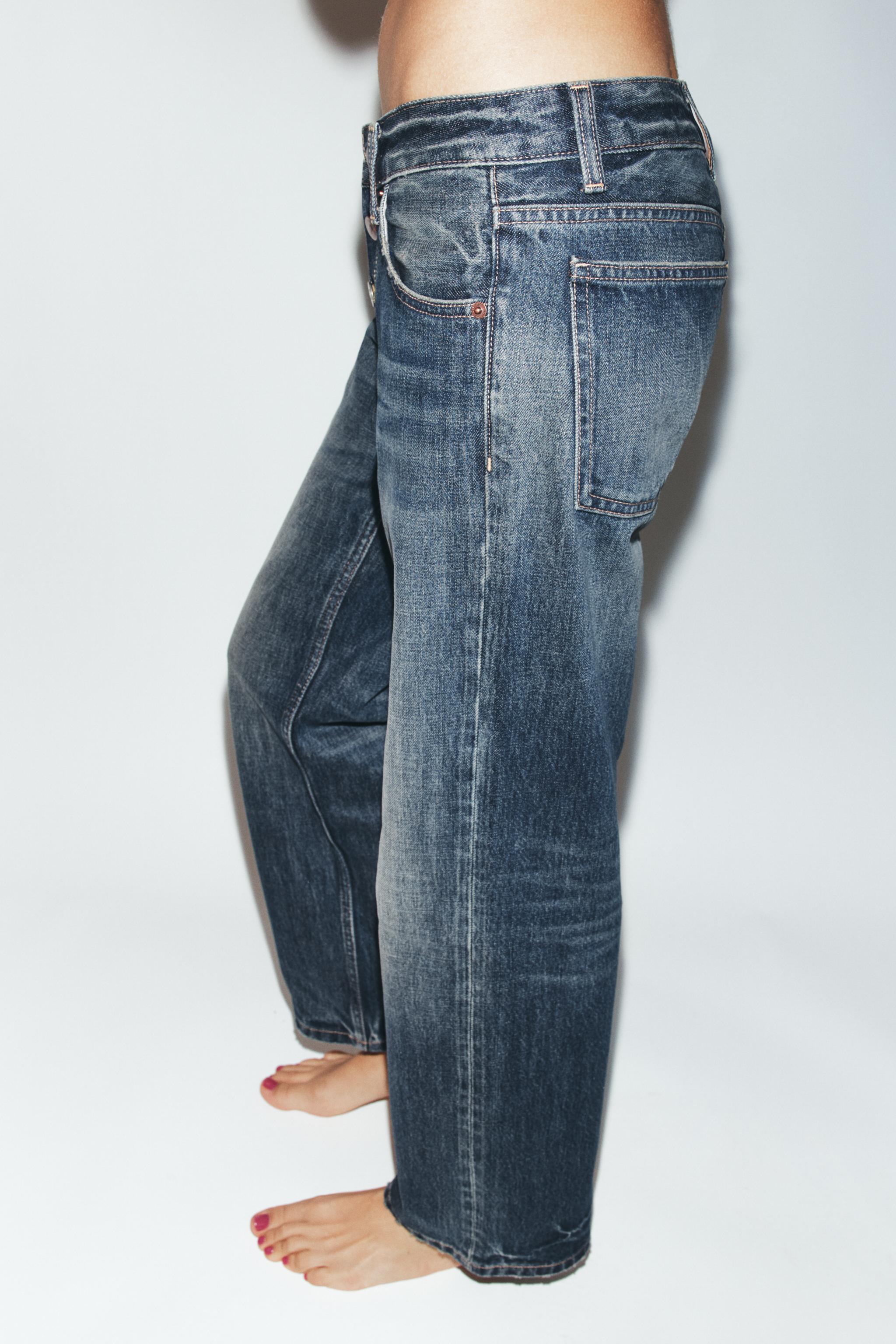 TRF LOW RISE STRAIGHT JEANS